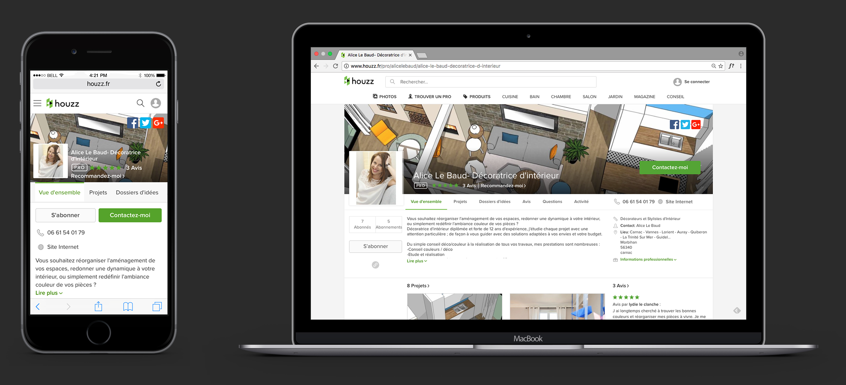 houzz décoratrice d'intérieur Morbihan