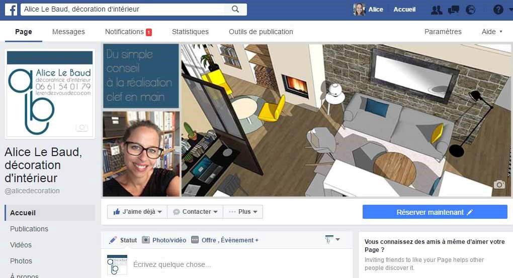 Facebook Alice Le Baud décoration d'intérieur